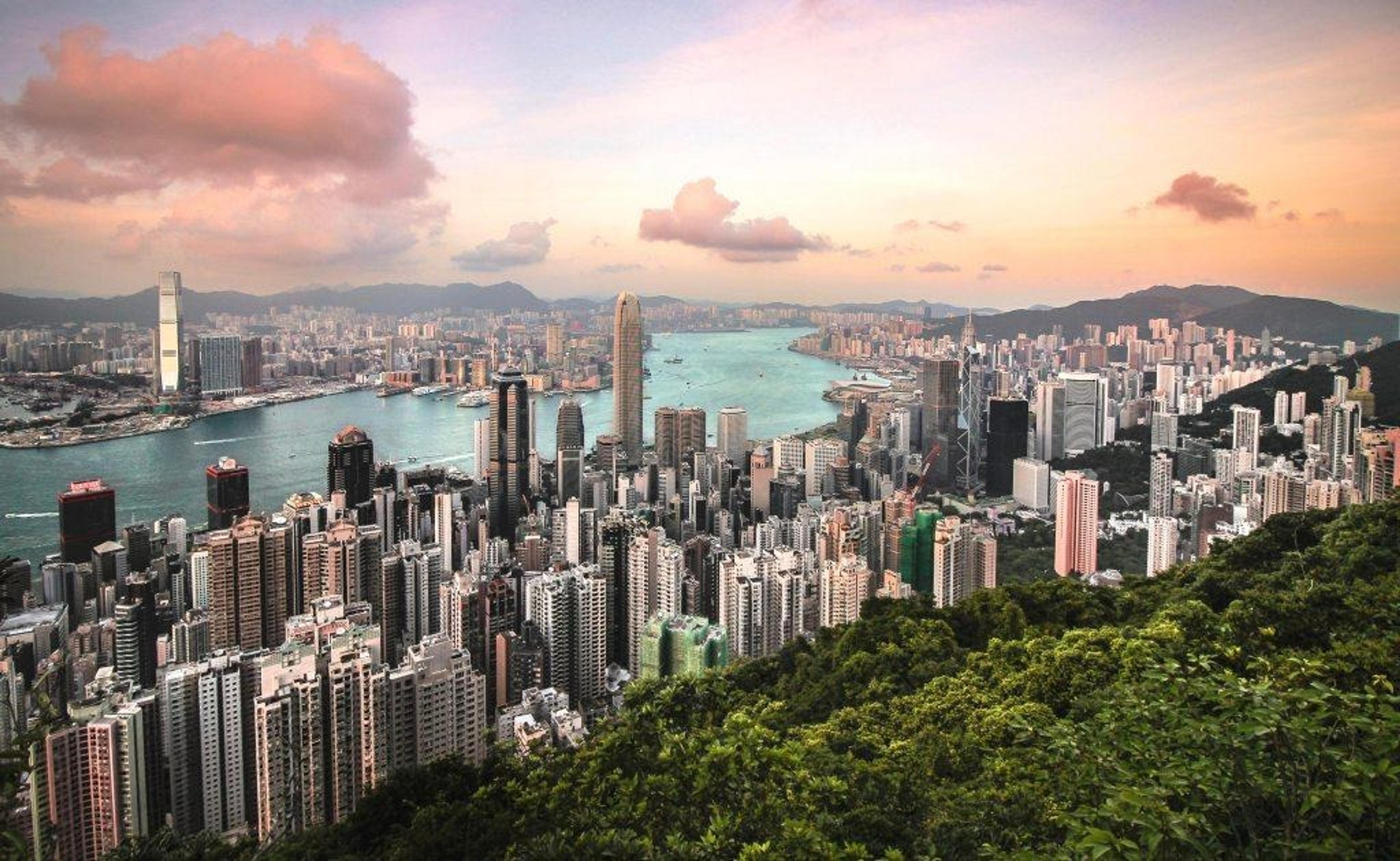 View across Hong Kong