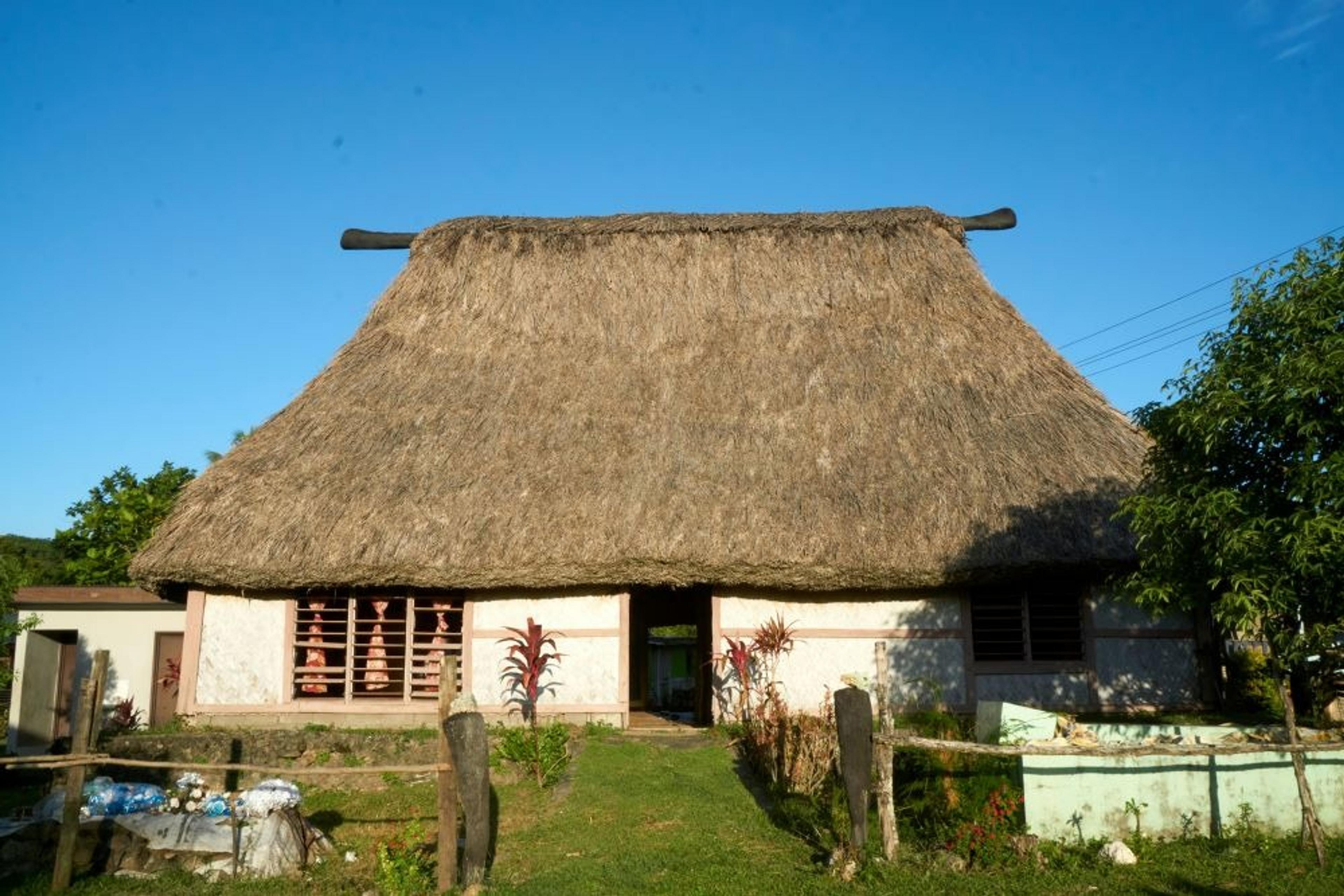 House with a thatched roof